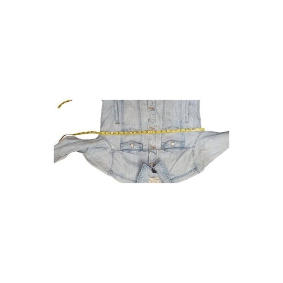 Madewell Oversized Jean Jacket in Junction Wash: Distressed Edition. Size XL - Picture 11 of 11